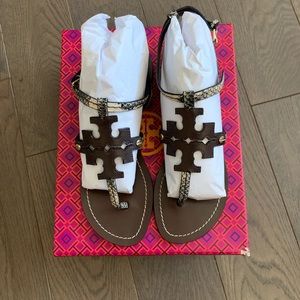 LAST CHANCE! Phoebe Sandal - Snake skin - NWT